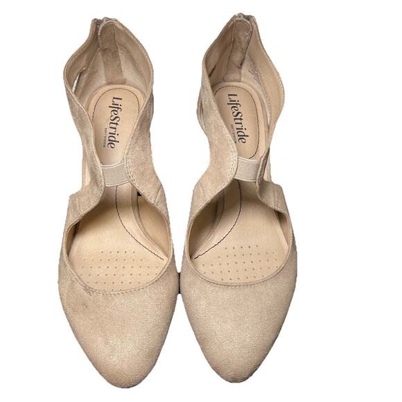 Life Stride Soft System Women’s Tan Giovanna 2 high Heel pumps Size 8.5W - Picture 2 of 8